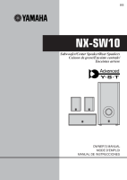 Yamaha NXSW-10-Owners-Manual